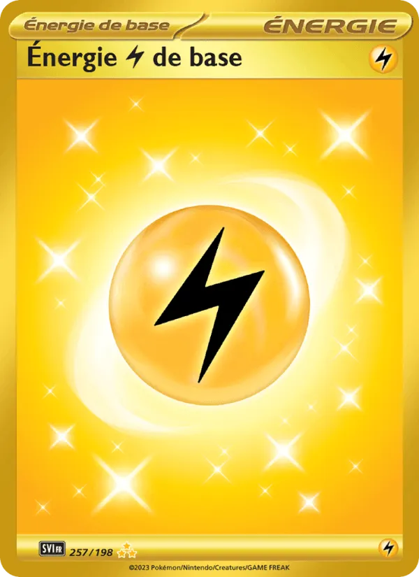 Énergie Lightning de base · Écarlate et Violet 257/198