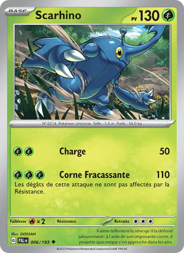Scarhino · Évolutions à Paldea 006/193