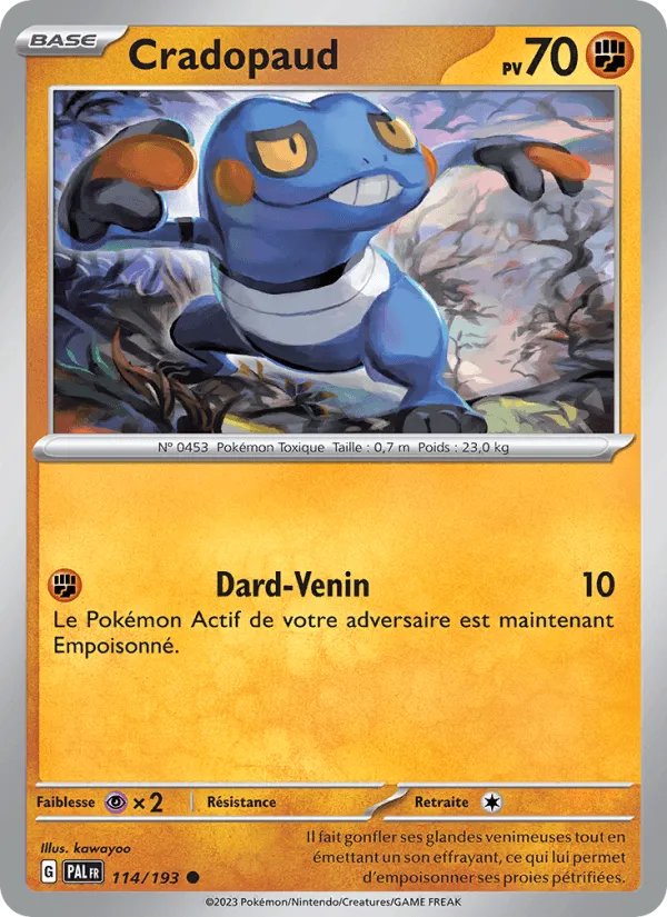 Cradopaud · Évolutions à Paldea 114/193