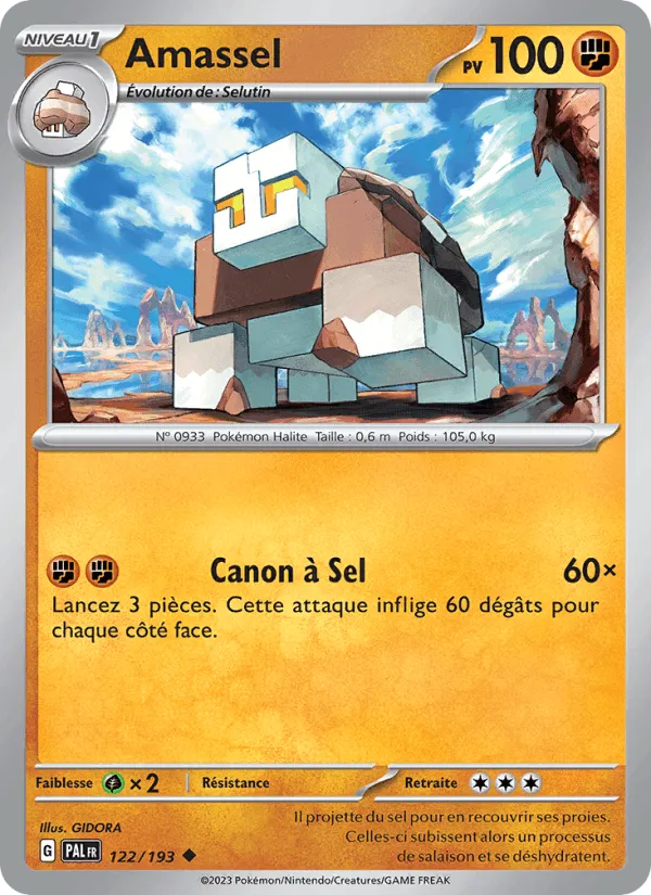 Amassel · Évolutions à Paldea 122/193