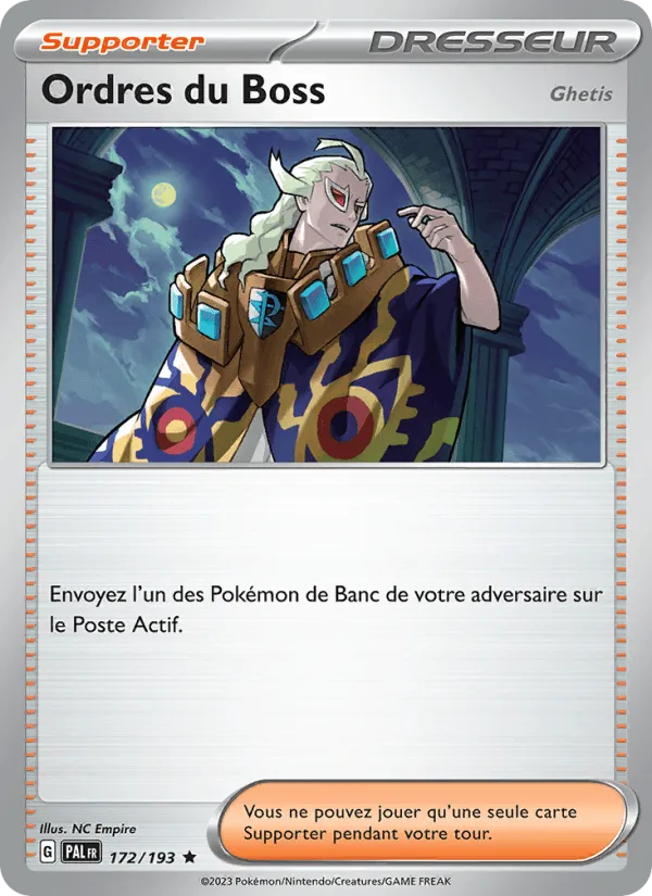 Ordres du Boss · Évolutions à Paldea 172/193