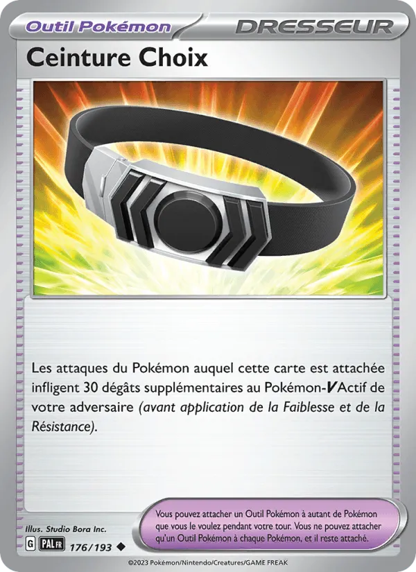 Ceinture Choix · Évolutions à Paldea 176/193