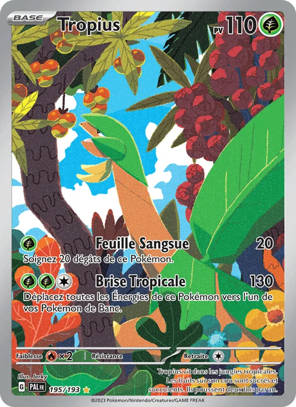 Tropius · Évolutions à Paldea 195/193