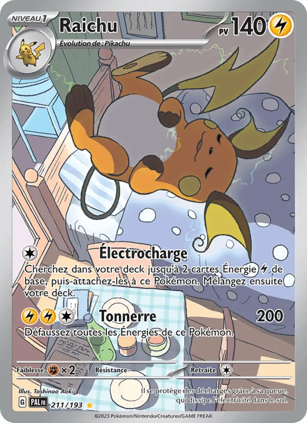 Raichu · Évolutions à Paldea 211/193