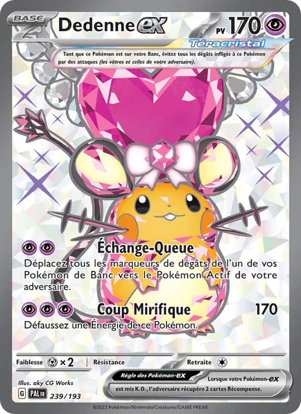 Dedenne-ex · Évolutions à Paldea 239/193