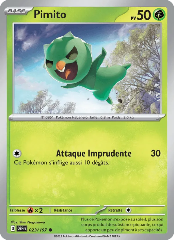 Pimito · Flammes Obsidiennes 023/197