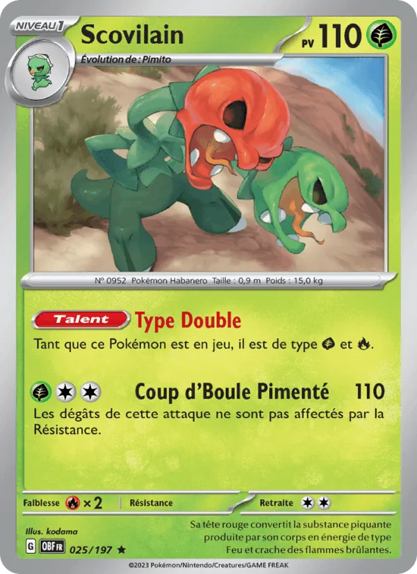 Scovilain · Flammes Obsidiennes 025/197