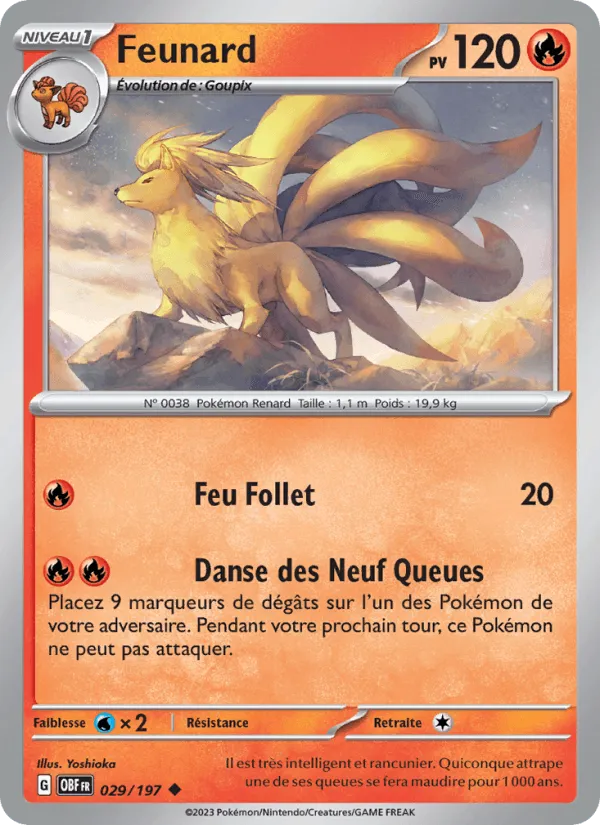 Feunard · Flammes Obsidiennes 029/197