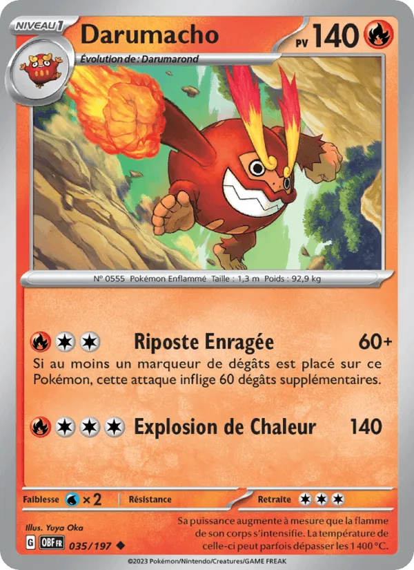 Darumacho · Flammes Obsidiennes 035/197