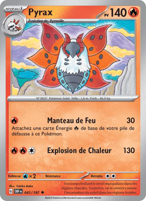 Pyrax · Flammes Obsidiennes 041/197