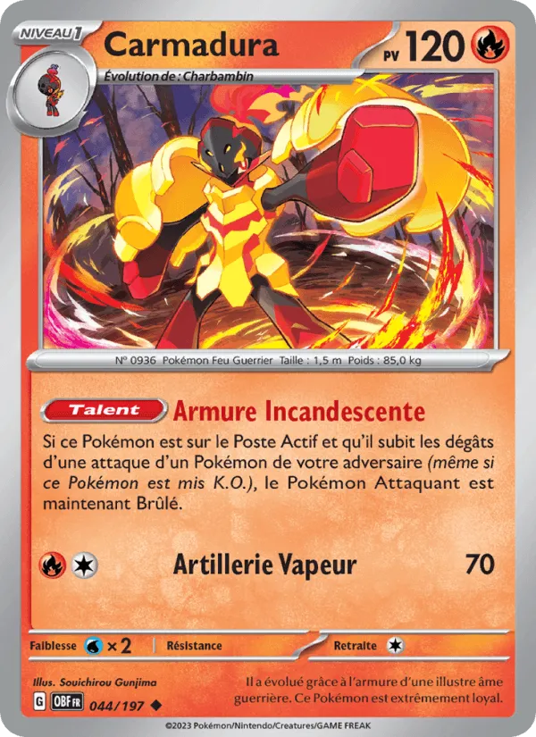 Carmadura · Flammes Obsidiennes 044/197