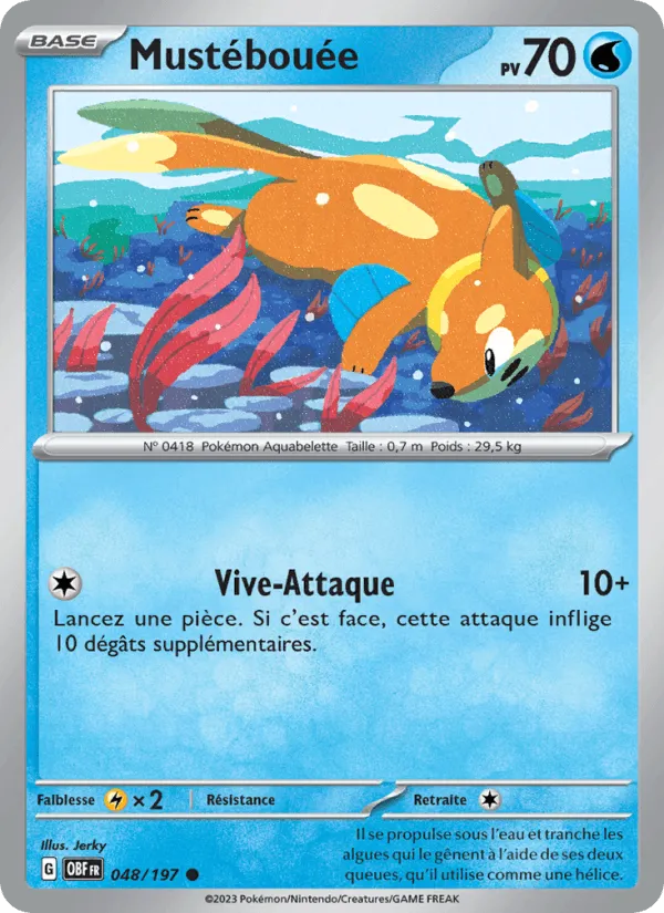 Mustébouée · Flammes Obsidiennes 048/197
