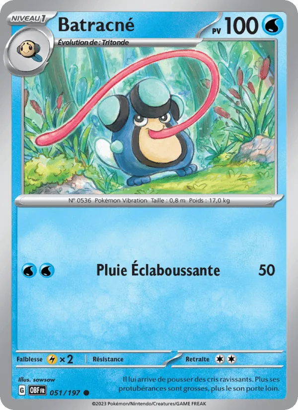 Batracné · Flammes Obsidiennes 051/197