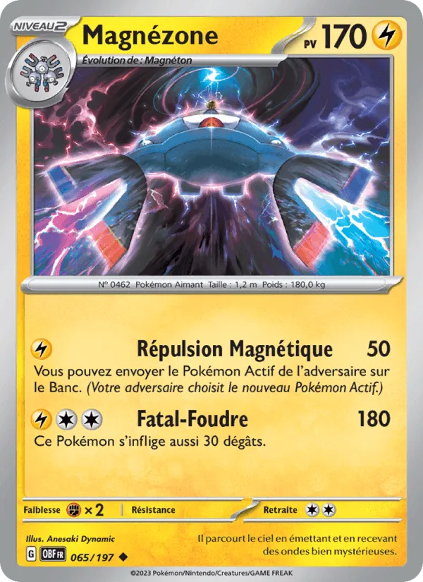 Magnézone · Flammes Obsidiennes 065/197
