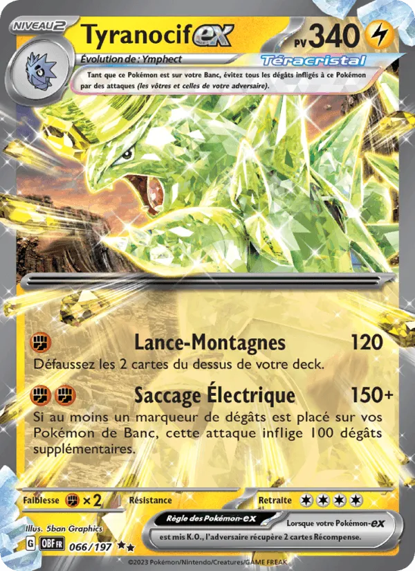 Tyranocif-ex · Flammes Obsidiennes 066/197