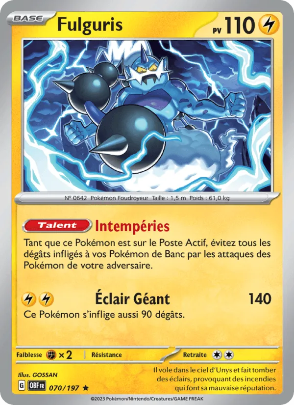 Fulguris · Flammes Obsidiennes 070/197
