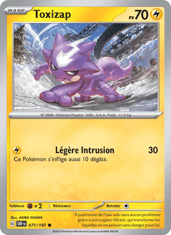 Toxizap · Flammes Obsidiennes 071/197