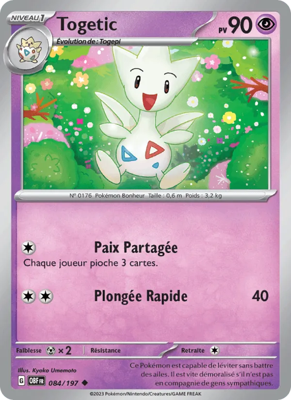 Togetic · Flammes Obsidiennes 084/197