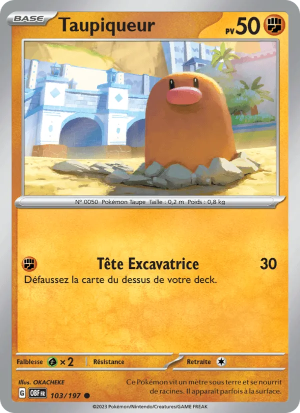 Taupiqueur · Flammes Obsidiennes 103/197