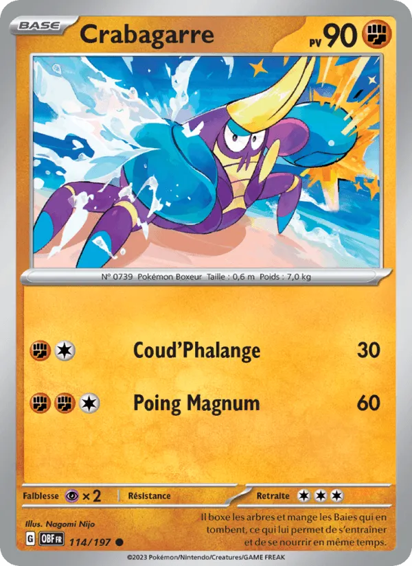 Crabagarre · Flammes Obsidiennes 114/197