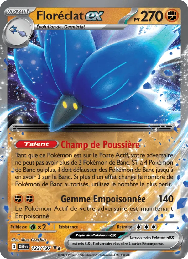 Floréclat-ex · Flammes Obsidiennes 123/197