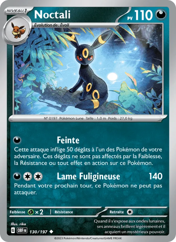 Noctali · Flammes Obsidiennes 130/197