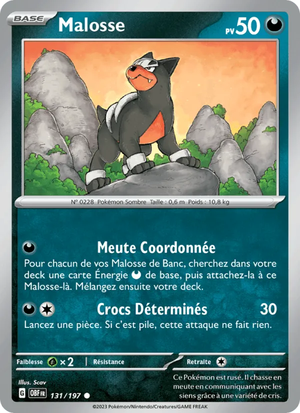 Malosse · Flammes Obsidiennes 131/197