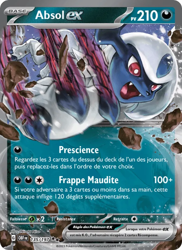 Absol-ex · Flammes Obsidiennes 135/197