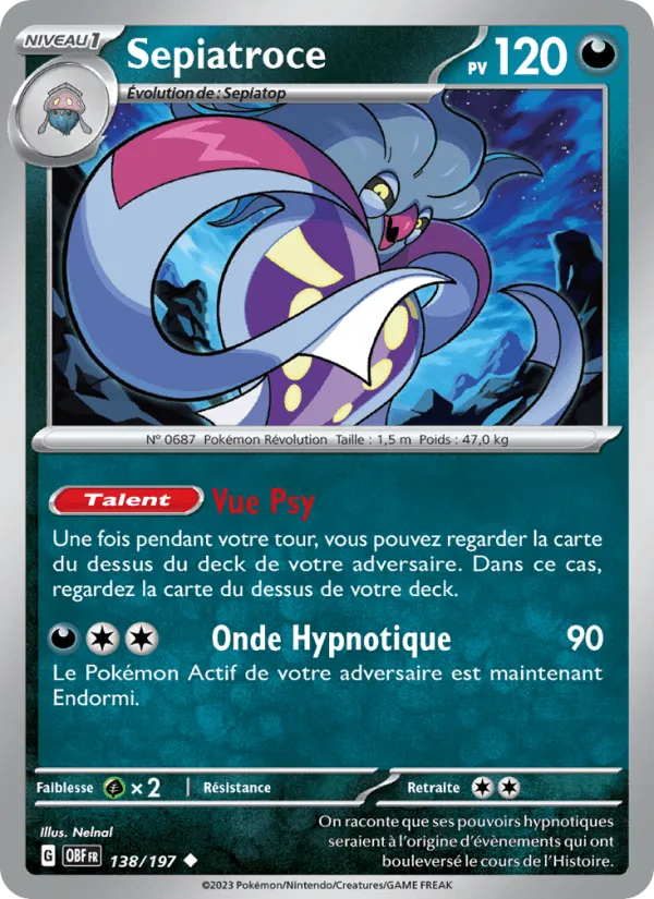 Sepiatroce · Flammes Obsidiennes 138/197