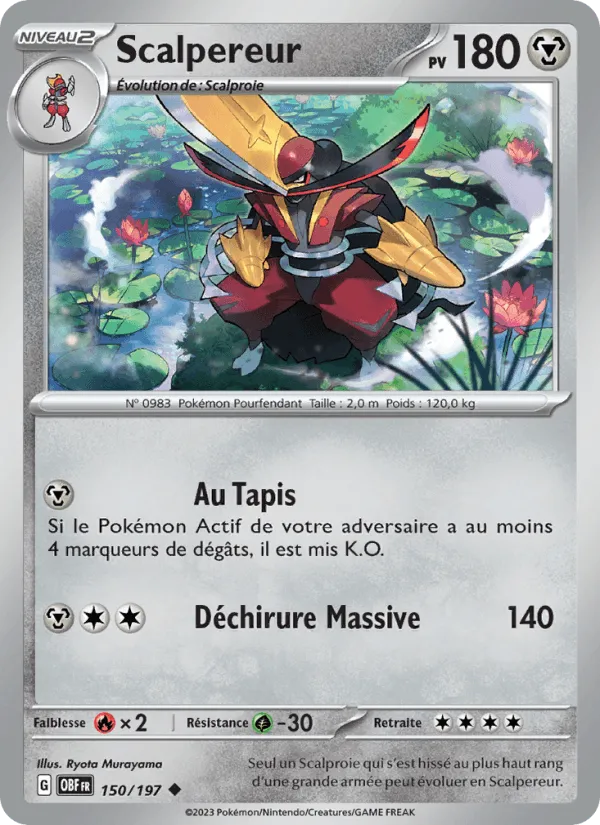 Scalpereur · Flammes Obsidiennes 150/197