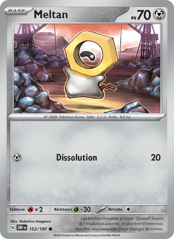 Meltan · Flammes Obsidiennes 152/197