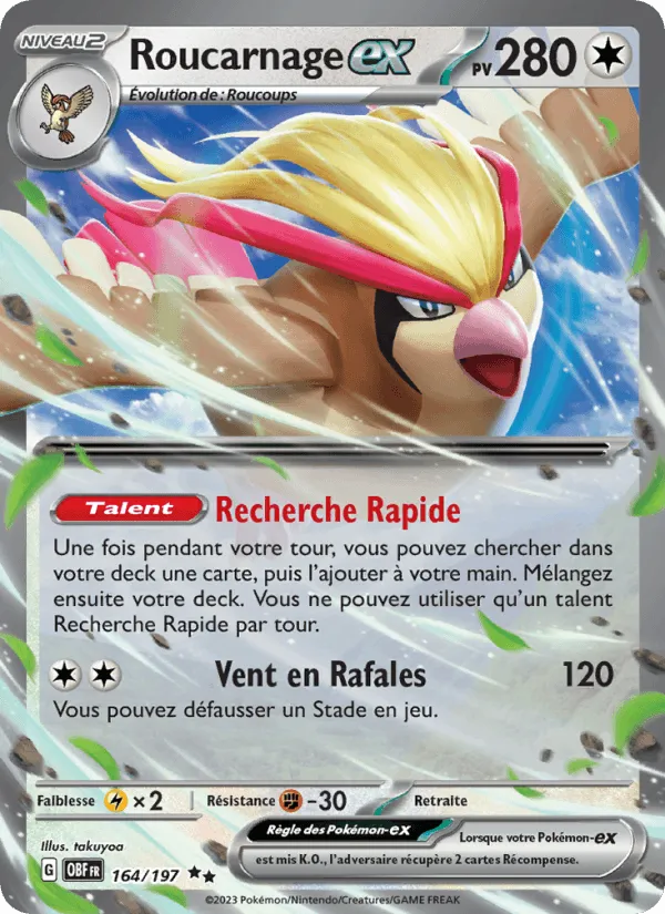 Roucarnage-ex · Flammes Obsidiennes 164/197