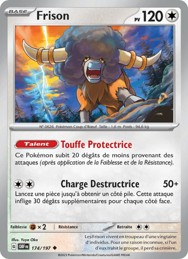 Frison · Flammes Obsidiennes 174/197