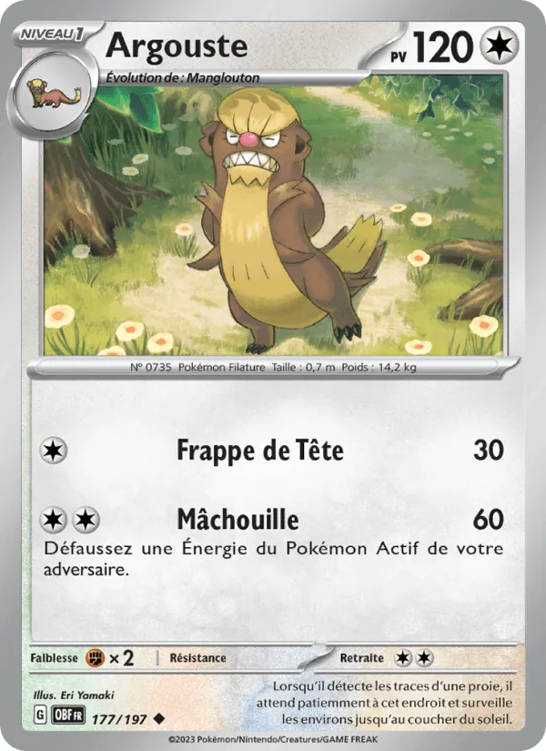Argouste · Flammes Obsidiennes 177/197