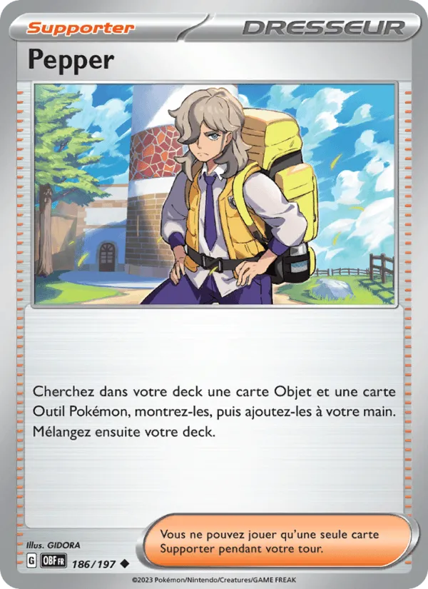 Pepper · Flammes Obsidiennes 186/197