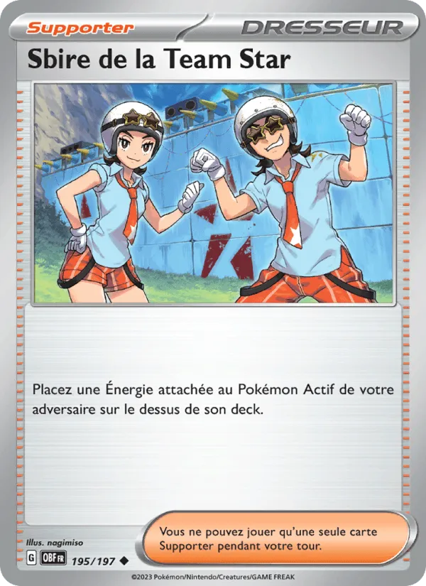 Sbire de la Team Star · Flammes Obsidiennes 195/197