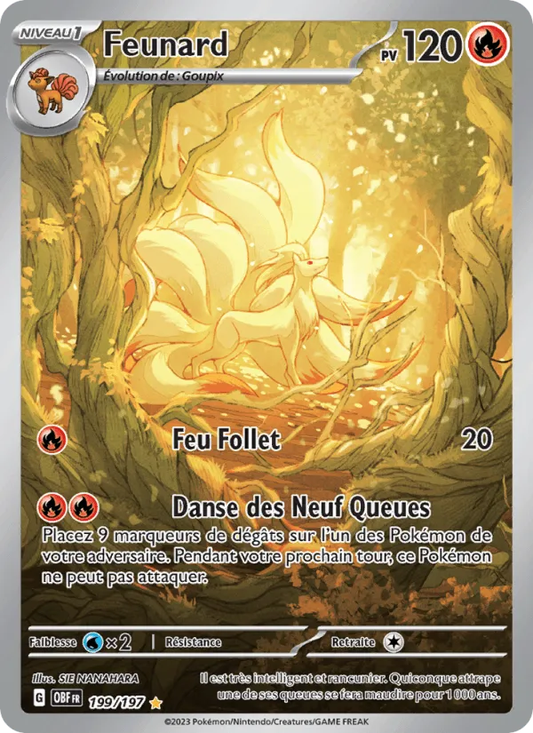 Feunard · Flammes Obsidiennes 199/197