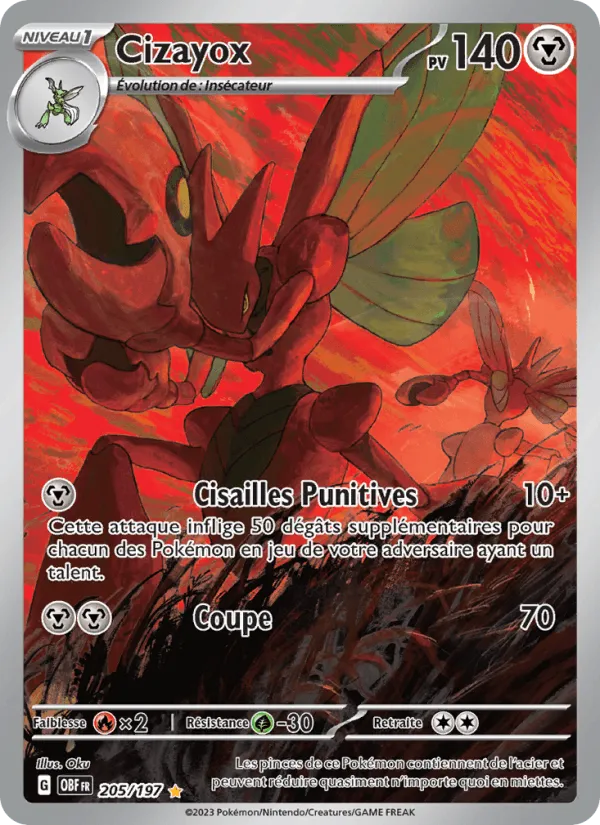 Cizayox · Flammes Obsidiennes 205/197