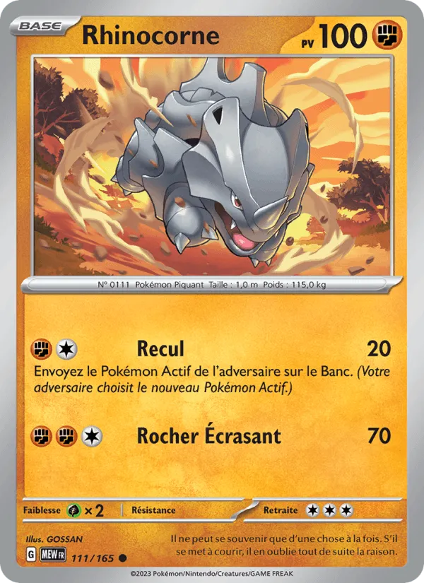 Rhinocorne · 151 111/165