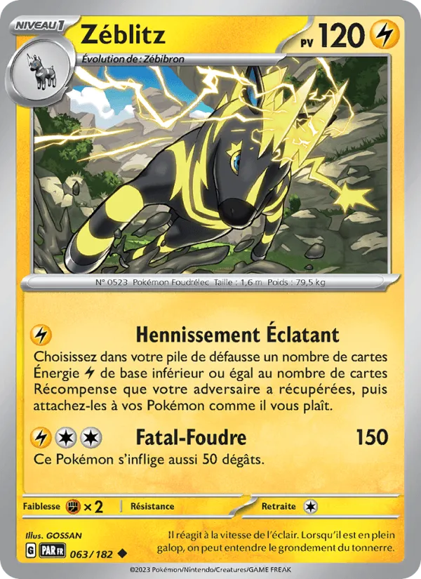 Zéblitz · Faille Paradoxe 063/182