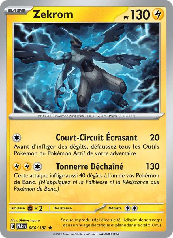 Zekrom · Faille Paradoxe 066/182
