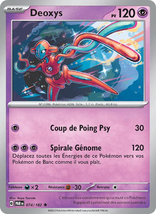Deoxys · Faille Paradoxe 074/182