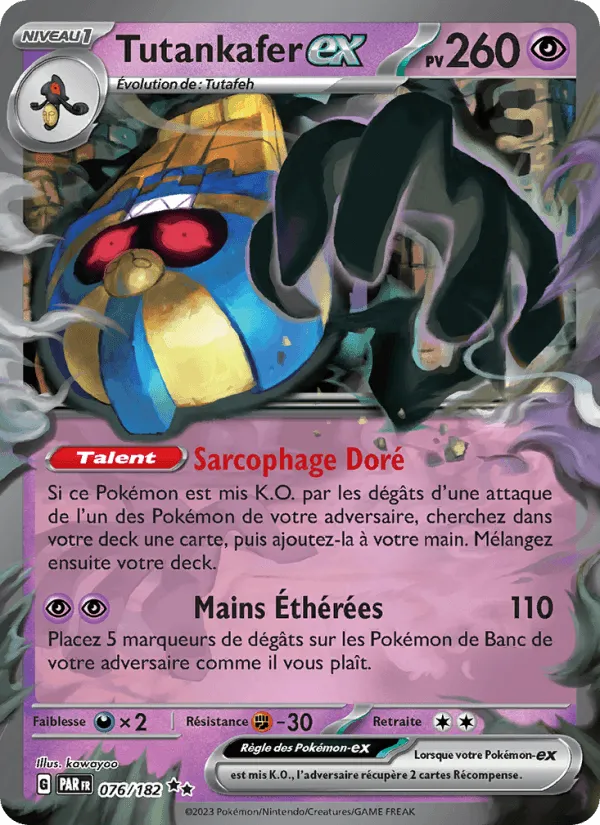 Tutankafer-ex · Faille Paradoxe 076/182