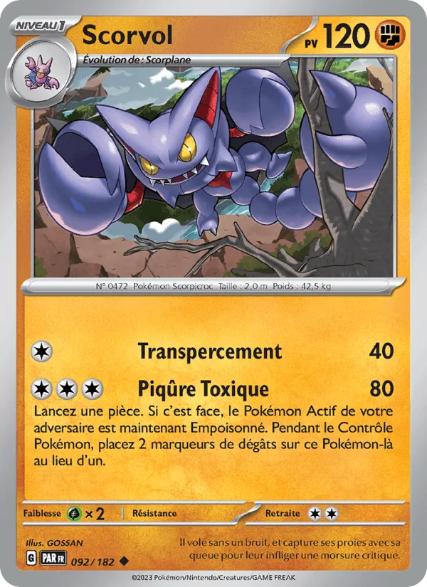 Scorvol · Faille Paradoxe 092/182