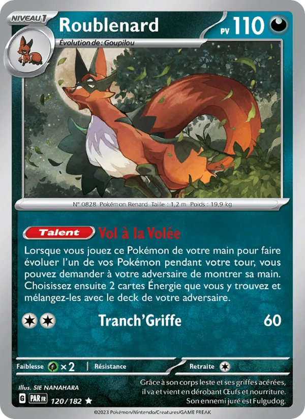 Roublenard · Faille Paradoxe 120/182