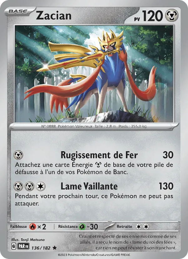 Zacian · Faille Paradoxe 136/182