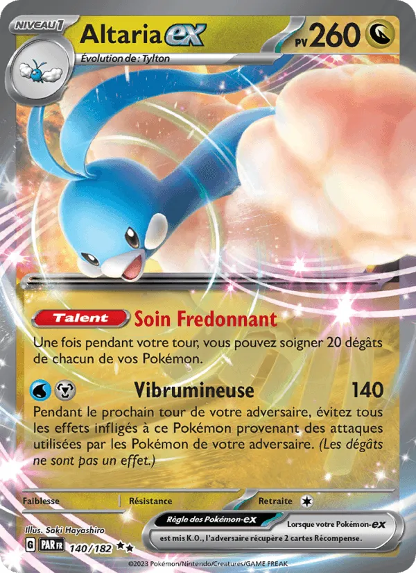 Altaria-ex · Faille Paradoxe 140/182