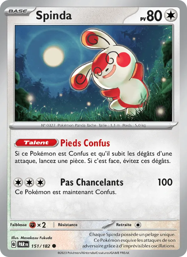 Spinda · Faille Paradoxe 151/182