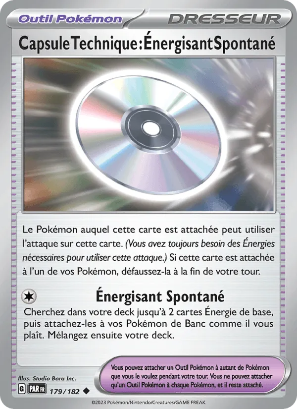 Capsule Technique : Énergisant Spontané · Faille Paradoxe 179/182