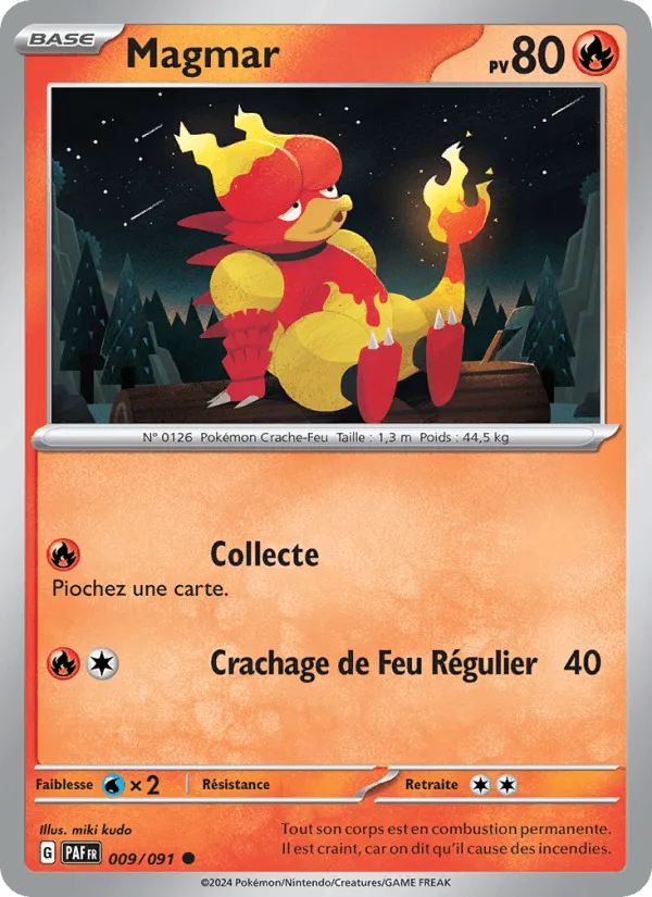 Magmar · Destinées de Paldea 009/91